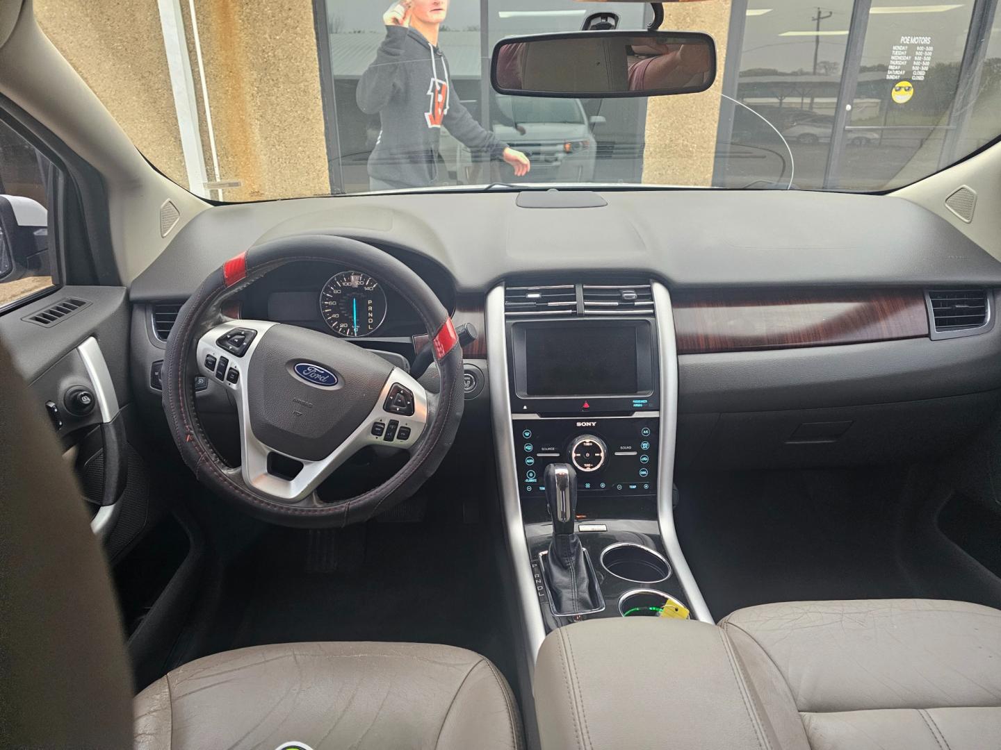 2013 WHITE Ford Edge Limited FWD (2FMDK3K98DB) with an 2.0L L4 DOHC 16V engine, 6-Speed Automatic transmission, located at 533 S Seven Points BLVD, Seven Points, TX, 75143, (430) 255-4030, 32.313999, -96.209351 - Photo#4